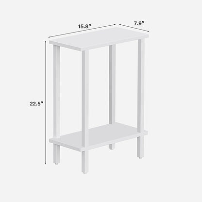 TUTOTAK Small Side Table, Narrow End Table, Skinny Sofa Table, Slim Nightstand - Image 3