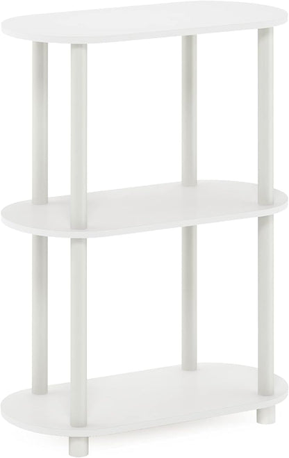 Furinno Turn-N-Tube No Tools 3-Tier Modern Oval Side Display Rack - Image 5