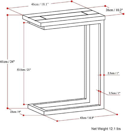 SIMPLIHOME Skyler C-Side Table - Image 3