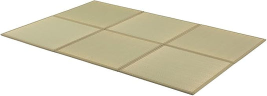 FULI Japanese Square Tatami Rug, Lightweight Igusa Mat, Made in Japan by FULI