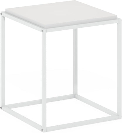 Furinno Moretti Side Table, 1-Tier Stackable Metal Frame End Table, Night Stand - Image 5