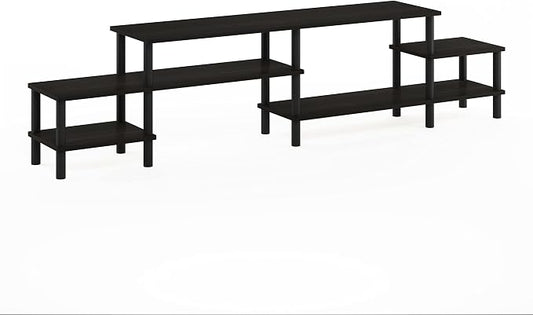 Furinno BESI TV Stand, No Tools Assembly Industrial Style Entertainment Center by Furinno-FitsYourSpaceFitsYourBudget
