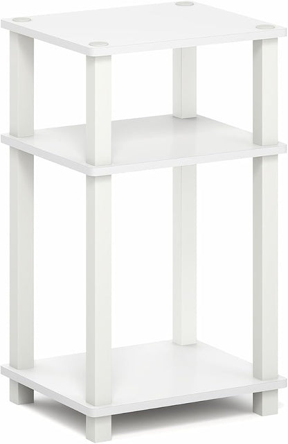 Furinno JUST Side Table, 3-Tier Open Shelf End Table, Toolless Assembly Night - Image 5