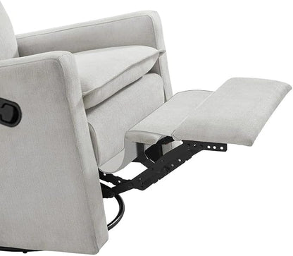 Oxford Baby Uptown Upholstered Glider Recliner Rocking Chair 360° Swivel - Image 8