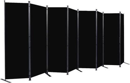 Room Divider 6FT Portable Room Dividers and Folding Privacy Screens, 8 Panel by HOMSCREENER