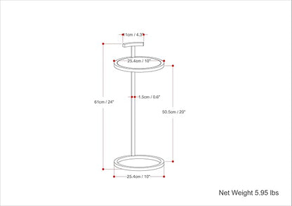 SIMPLIHOME Brook C Side Table - Image 3
