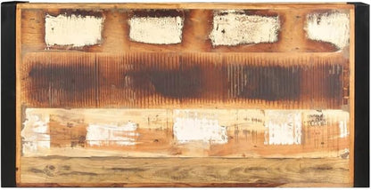 Coffee Table 47.2"x23.6"x15.7" Solid Reclaimed Wood, End Tables, Living Table - Image 5