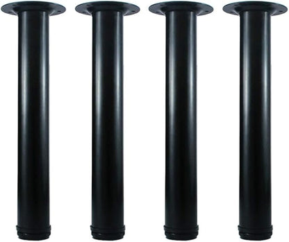 QLLY 14 Inch Adjustable Metal Coffee Table Legs, Heavy Duty Round Furniture Legs by QLLY