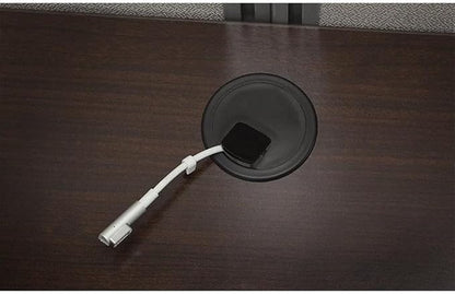 Bush Business Furniture Easy Office 60W L Shaped Cubicle Desk Workstation - Image 6