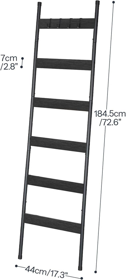 HOOBRO Blanket Ladder, 6-Tier Towel Rack - Image 2