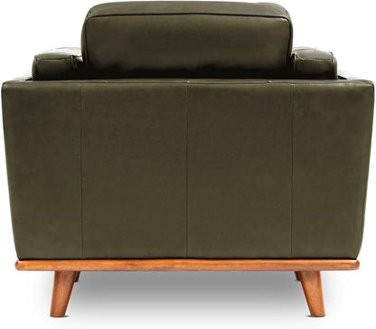 Valencia Artisan Leather Accent Chair, Full-Aniline Leather Upholstery - Image 6