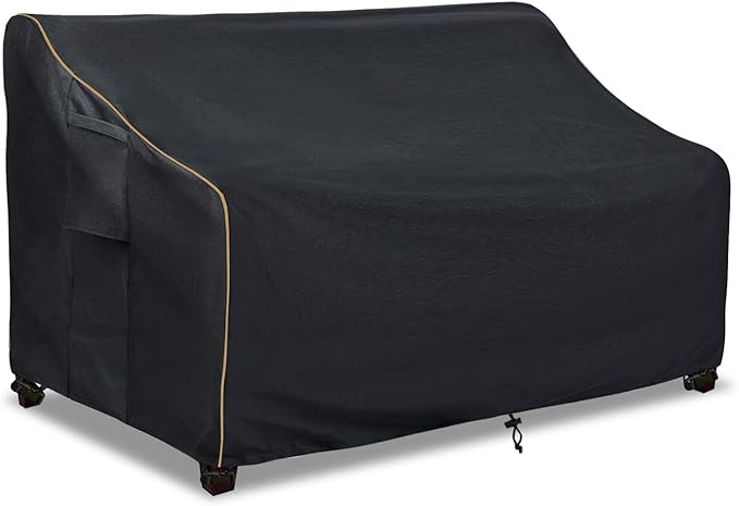 Patio 3-Seater Sofa Cover, Outdoor Couch Cover Fits up to 79W x 38D x 35H Inches by LSongSKY