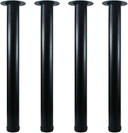 QLLY 22 inch Adjustable Metal Desk Legs, Heavy Duty Furniture Table Legs by QLLY
