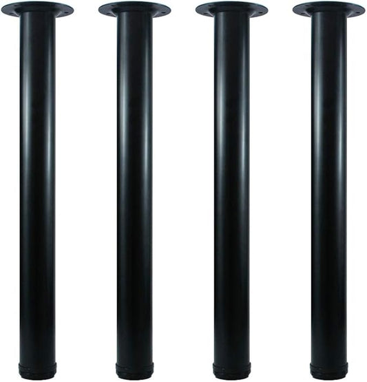 QLLY 22 inch Adjustable Metal Desk Legs, Heavy Duty Furniture Table Legs by QLLY