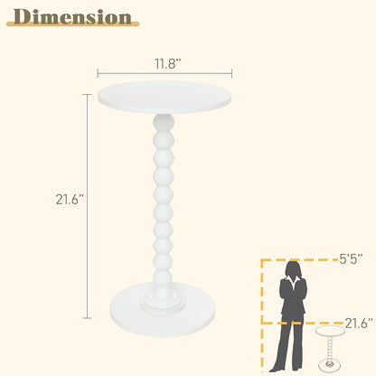 Fultyle Round Side Table, Small Drink Table - Image 3