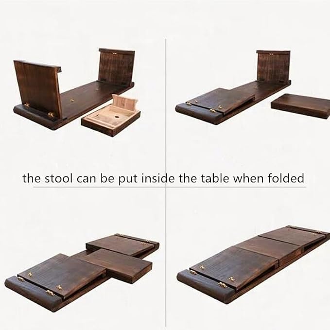 thalo End Table Wooden Floor Table - Image 3