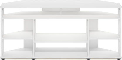 Furinno BESI TV Stand, No Tools Assembly Industrial Style Entertainment Center - Image 3