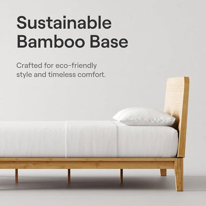 Nectar Bamboo Platform Bed Frame & Headboard - Image 4