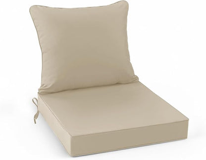 Summsun Patio Chair Cushions 22 x 22 Inch, Water Resistant Backrest Pillow and by SUMMSUN