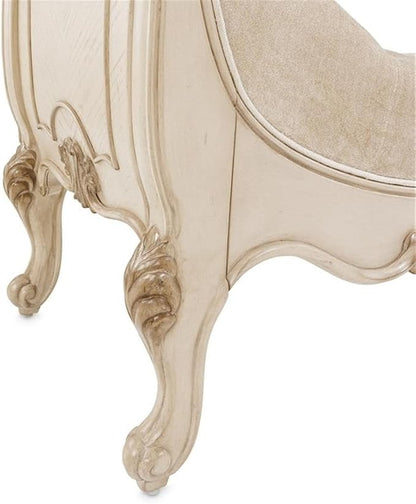 Michael Amini Platine de Royale Velvet Accent Bench - Image 7