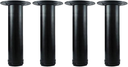 QLLY 8 Inch Adjustable Metal Coffee Table Legs, Heavy Duty Round Furniture Legs by QLLY