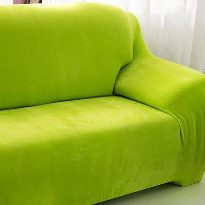 vctops 1-Piece Velvet Plush Stretch Chair Sofa Slipcover Soft Fuzzy Fluffy - Image 5