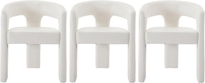 VESCASA Faux Leather Barrel Dining Chair - Image 9
