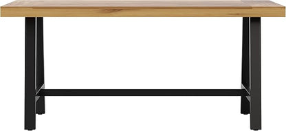 Flash Furniture Rafe Commercial Grade Acacia Wood Dining Table - Image 8