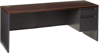 HON 38856RNS 38000 72 by 24 by 29-1/2-Inch Single Right Pedestal Credenza by HON