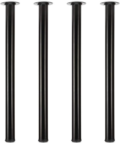 QLLY 29.5 inch / 75cm Adjustable Metal Desk Legs, Heavy Duty Furniture Table by QLLY