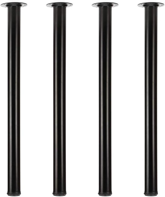 QLLY 30 inch Adjustable Metal Desk Legs, Heavy Duty Furniture Table Legs by QLLY