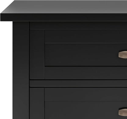 SIMPLIHOME Warm Shaker Solid Wood 24 inch Wide Transitional-Style Bedside - Image 4