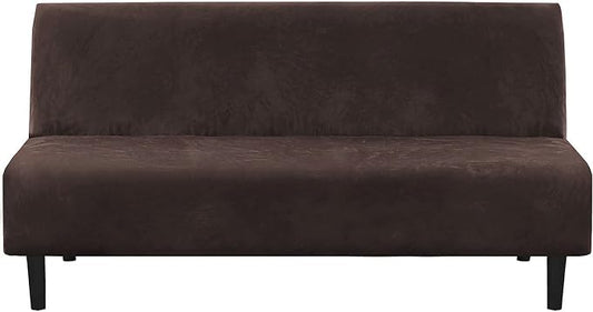 H.VERSAILTEX Real Velvet Futon Cover Armless Sofa Covers Sofa Bed Covers by HVERSAILTEX