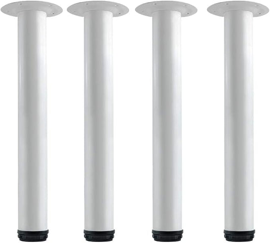 QLLY 16 Inch Adjustable Metal Coffee Table Legs, Heavy Duty Round Furniture Legs by QLLY