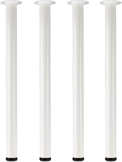 QLLY 29.5 inch / 75cm Adjustable Metal Desk Legs, Heavy Duty Furniture Table by QLLY