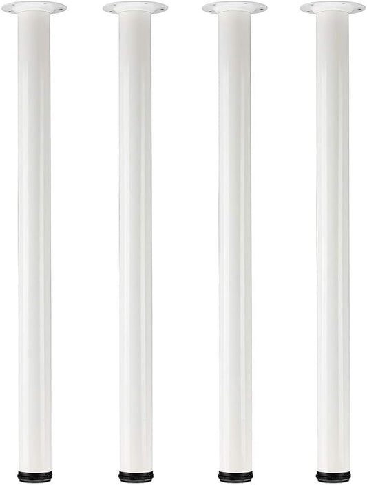 QLLY 30 inch Adjustable Metal Desk Legs, Heavy Duty Furniture Table Legs by QLLY