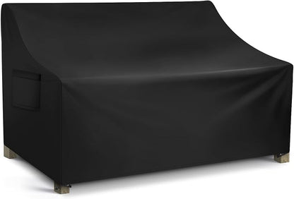 WLEAFJ Patio Sofa Cover Waterproof, 2-Seater Patio Loveseat Cover, Heavy Duty by WLEAFJ