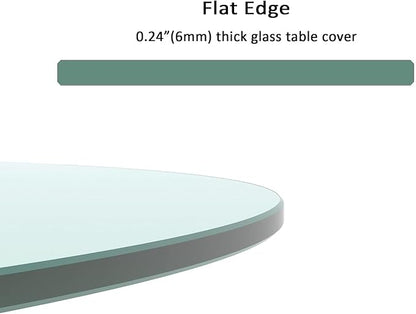 54" Round Tempered Glass Table Top - Image 3