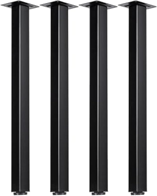 LCSDLHLSY Table Legs 32 inch, Adjustable Square Furniture Legs, by LCSDLHLSY