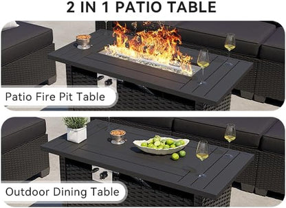 Aoxun Outdoor Patio Furniture Set - Image 9
