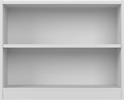 Bush Home Small 2 Shelf Bookcase, 2 Tier Bookshelf Storage Cabinet - Image 9