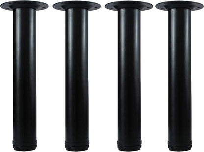 QLLY 12 Inch Adjustable Metal Coffee Table Legs, Heavy Duty Round Furniture Legs by QLLY