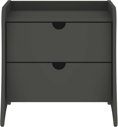 Eco Friendly Nightstand in Charcoal Gray Made from Sustainable Materials - Image 4