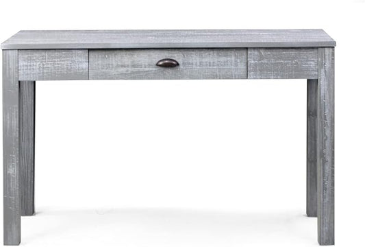 Grain Wood Furniture Montauk Desk/Dressing Table, Rustic Grey by GrainWoodFurniture