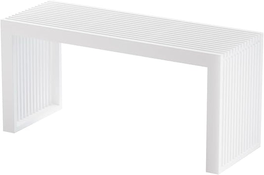Bamboo Indoor Long Dining Bench, Outdoor Modern Wood Benches 35 Inch Bamboo by Unknown