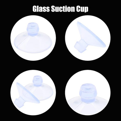 10 Pack Glass Tableholders - 18mm Rubber Suction Cups - Image 3