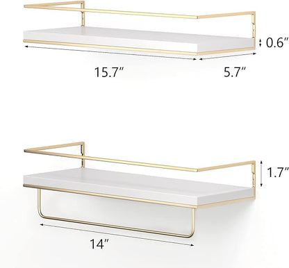 Shario White Floating Shelves - Image 3