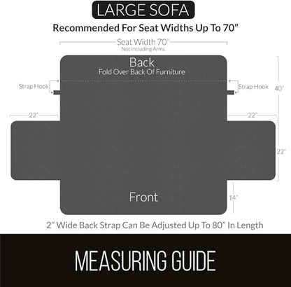 Sofa Shield® Couch Slip Covers for Dogs, Reversible Furniture Protector - Image 6
