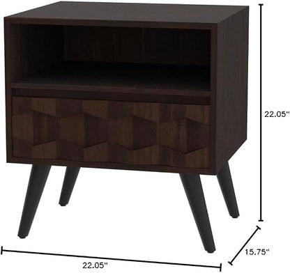 Bme Georgina Solid Wood Nightstand - Image 2