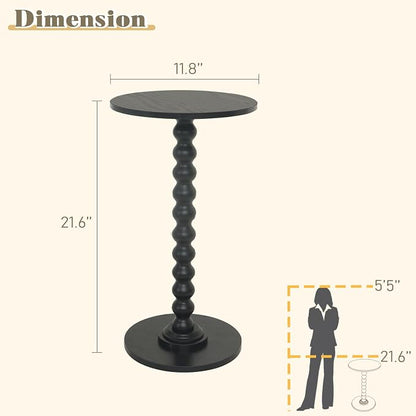Fultyle Round Side Table, Small Drink Table - Image 3